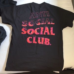 Anti social club t shirt